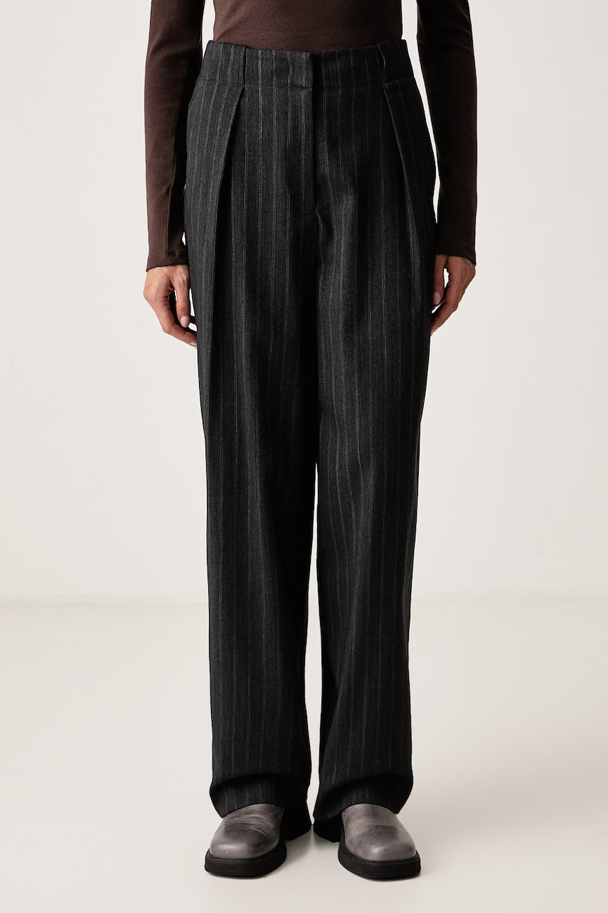Marc O'Polo pantaloni de costum pentru femei cu lână
