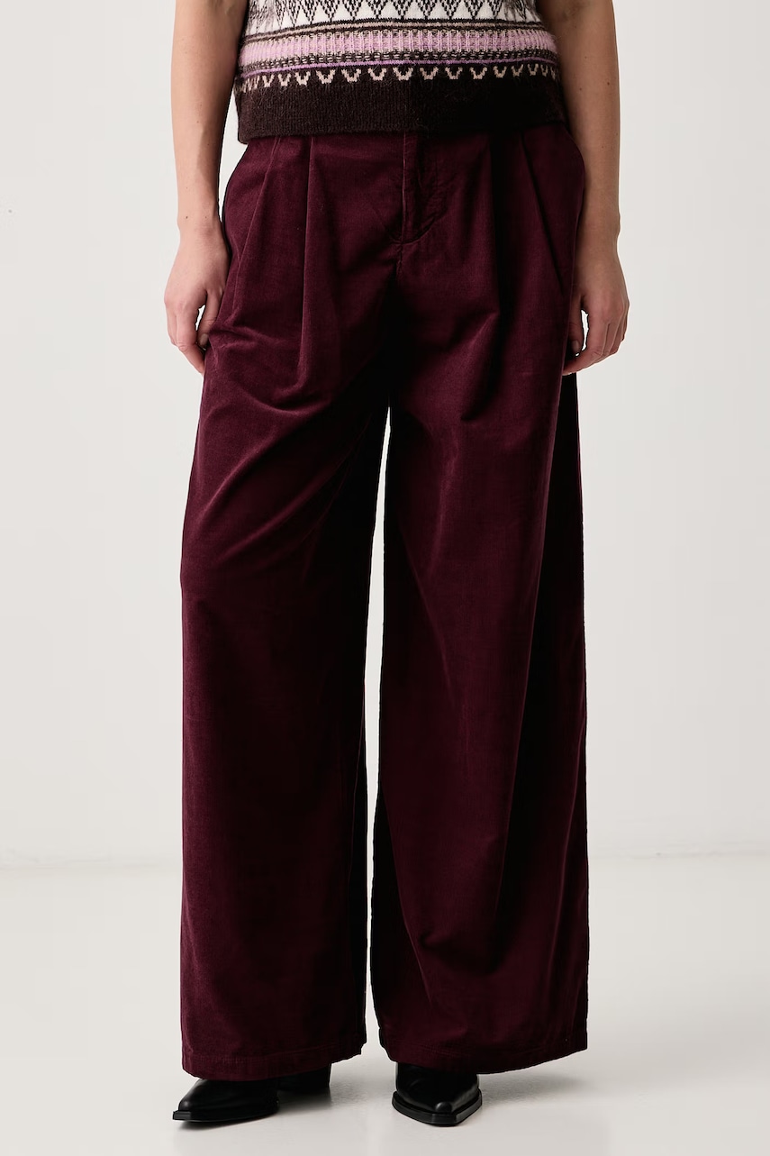 Marc O'Polo  pantaloni pentru femei din catifea reiată