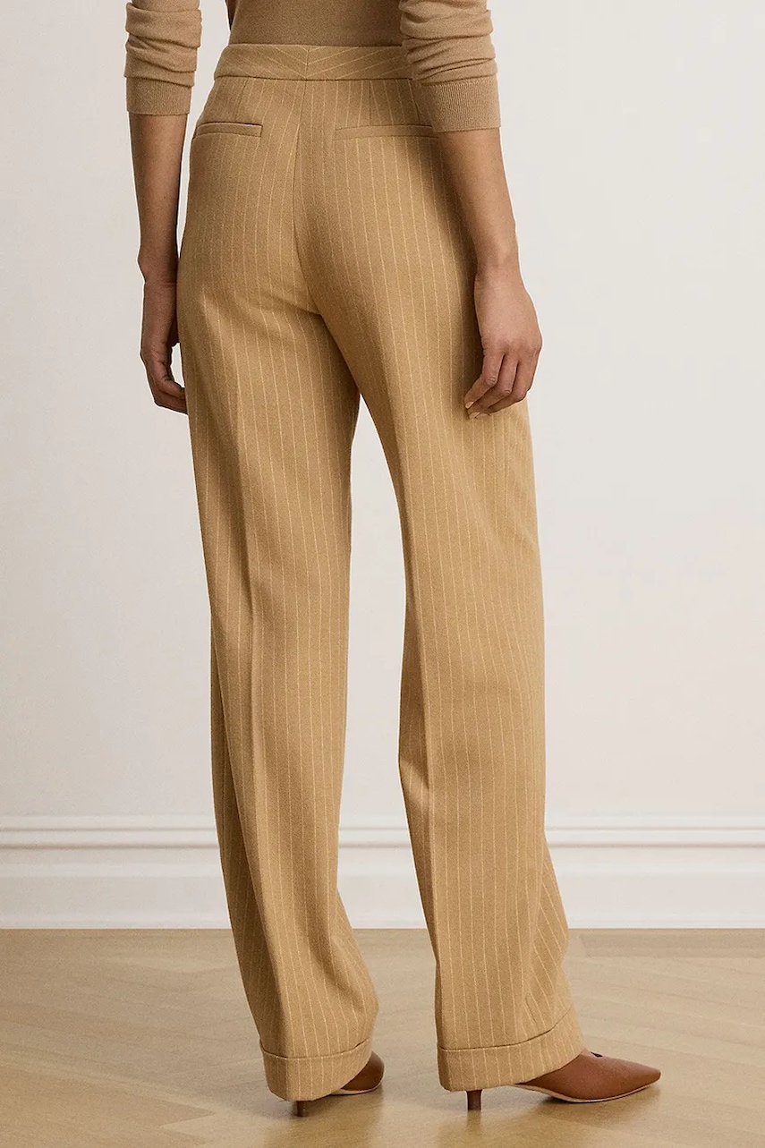 Lauren Ralph Lauren παντελόνι κοστουμιού γυναικείο με μαλλί