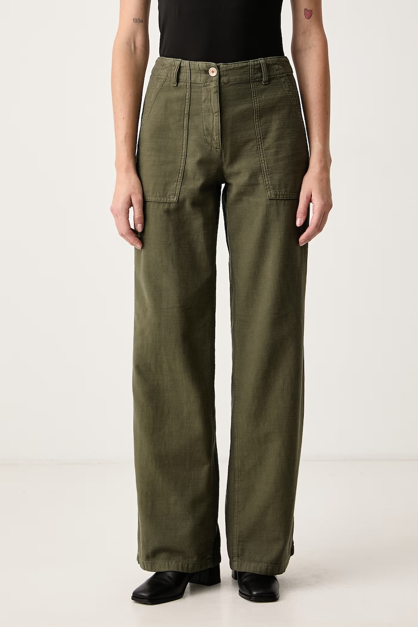 Max&Co. pantaloni pentru femei din bumbac EMIRO