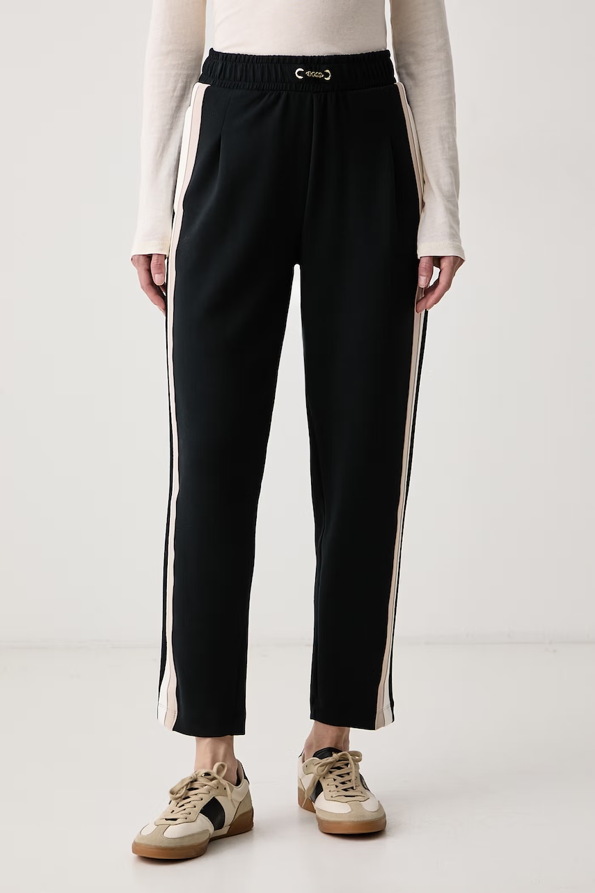 BOSS  pantaloni de trening pentru femei cu modal Mirage_Pants Tapered