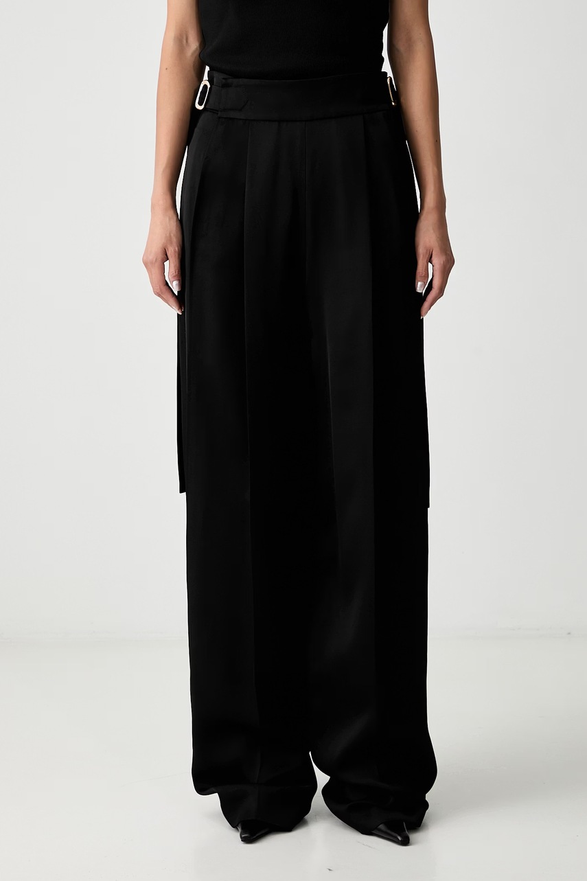 Sportmax Stagno spodnie z wiskozy damskie