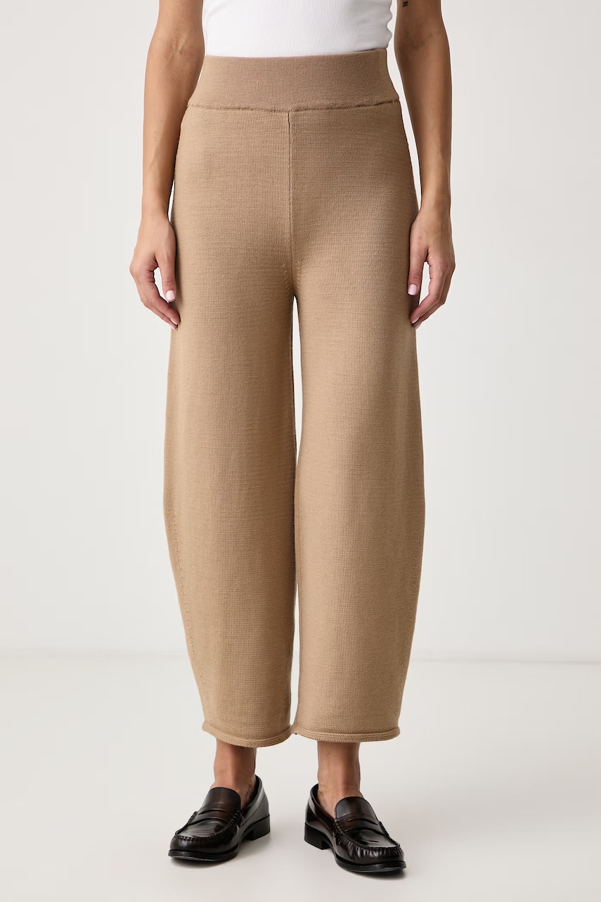 MM by Max Mara  pantaloni pentru femei din lână MMLOBOLI