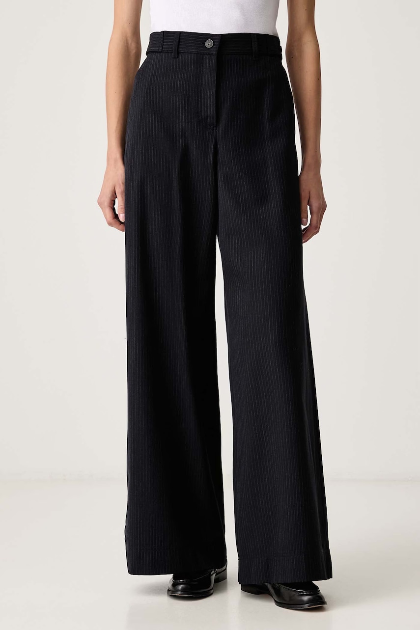 Weekend Max Mara  pantaloni pentru femei cu lână WKDBRAVO