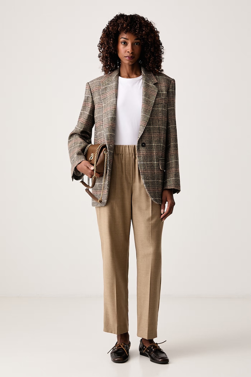 Weekend Max Mara παντελόνι γυναικείο μάλλινο WKDHATELEY