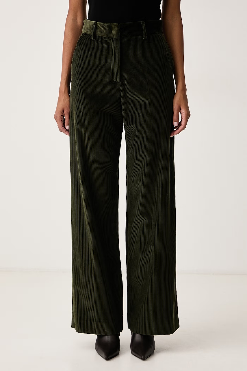 Weekend Max Mara  pantaloni pentru femei din catifea reiată WKDTANIA