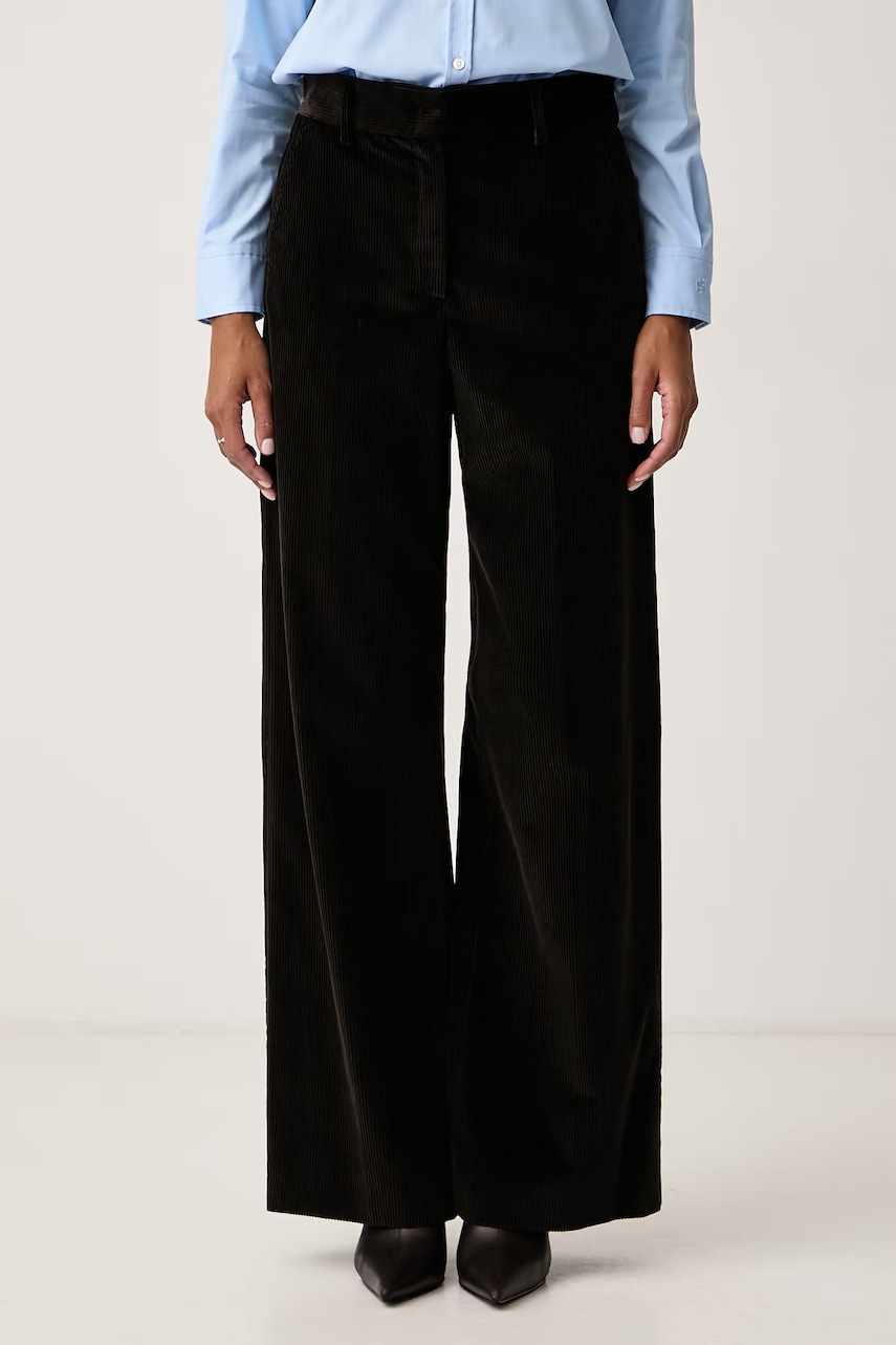 Weekend Max Mara  pantaloni pentru femei din catifea reiată WKDTANIA