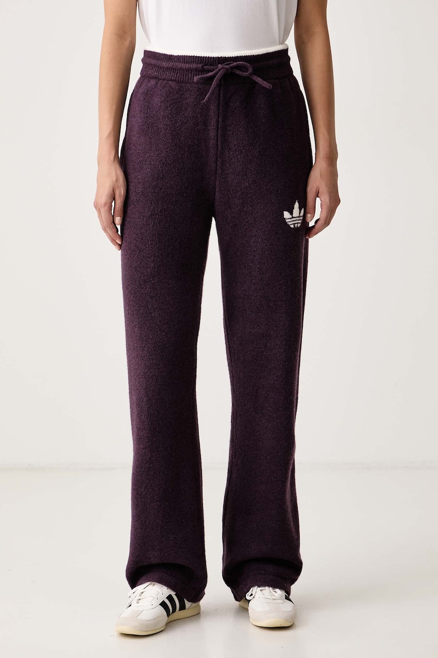 adidas Originals  teplákové nohavice dámske s prímesou vlny Essentials