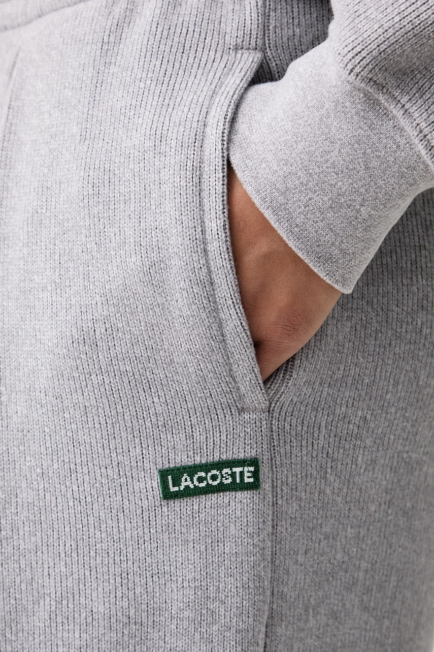 Lacoste Lacoste παντελόνι επίσημο γυναικείο με βαμβάκι - 4
