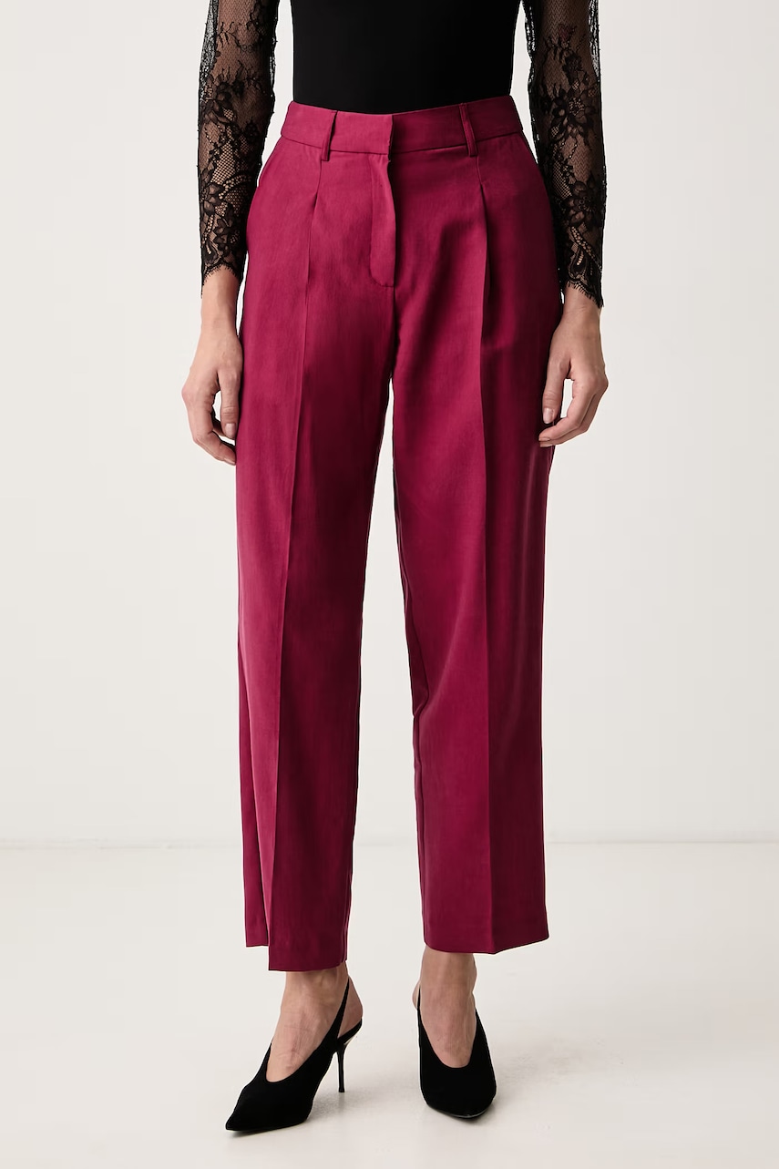 Morgan  pantaloni regular pentru femei cu lyocell
