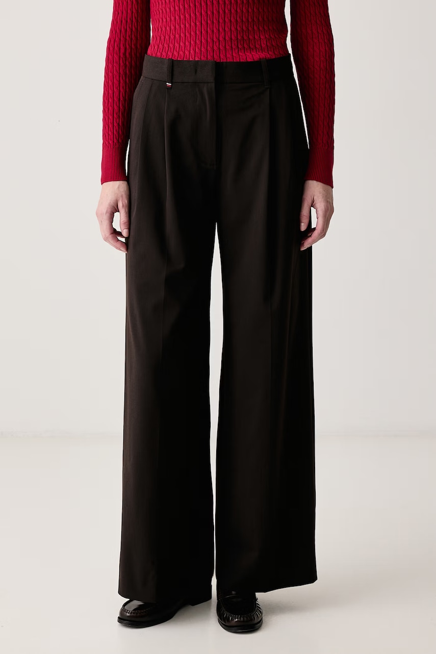 Tommy Hilfiger  pantaloni de costum pentru femei cu vâscoză