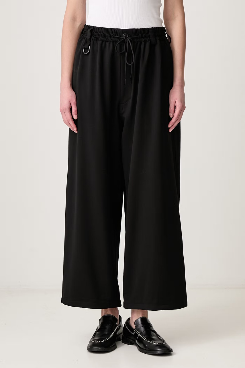 Y-3  WL STR PNT spodnie z dodatkiem wełny damskie