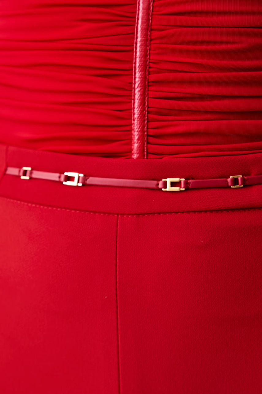 Elisabetta Franchi Elisabetta Franchi Παντελόνι με άνοιγμα γυναικείο - 4