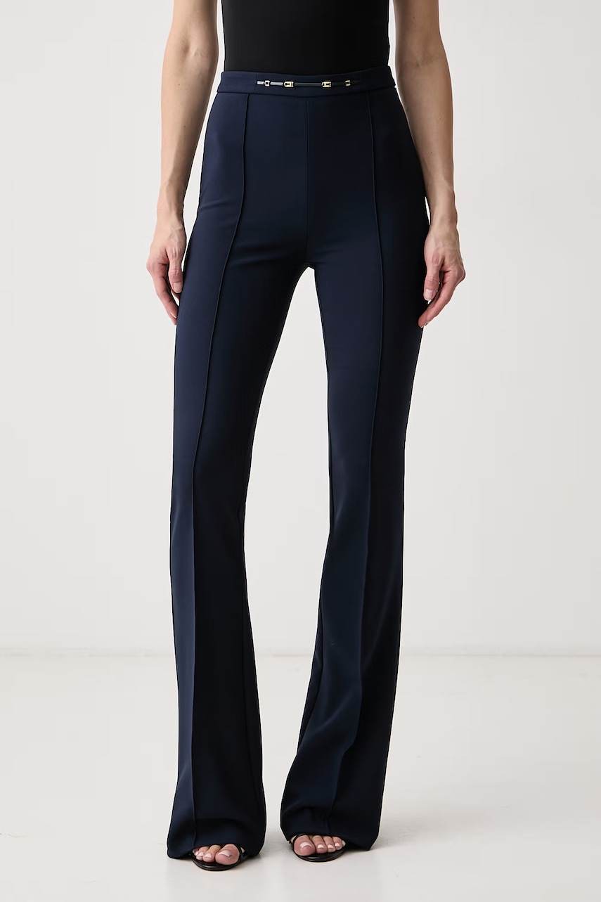 Elisabetta Franchi pantaloni evazați flare pentru femei