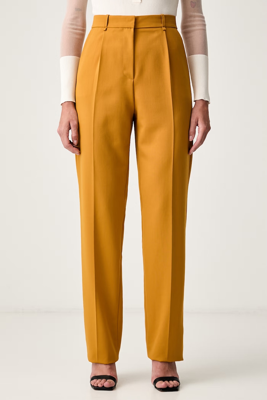 Elisabetta Franchi pantaloni pentru femei cu lână