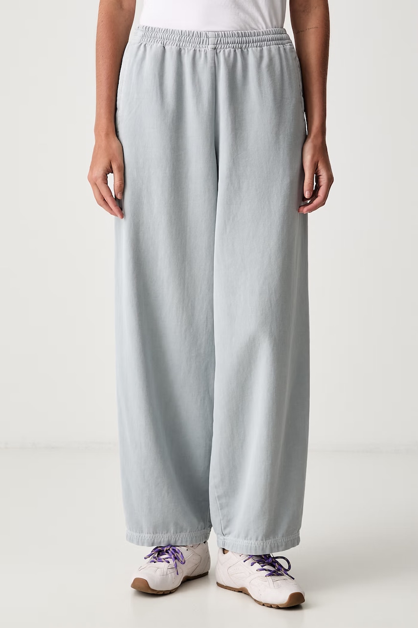American Vintage pantaloni straight pentru femei din bumbac