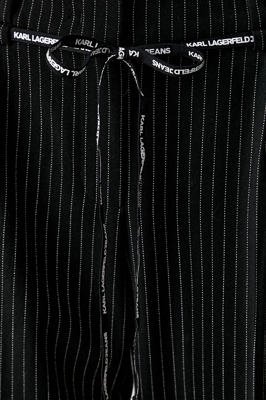 Karl Lagerfeld Jeans Karl Lagerfeld Jeans παντελόνι γυναικείο με βισκόζη - 4