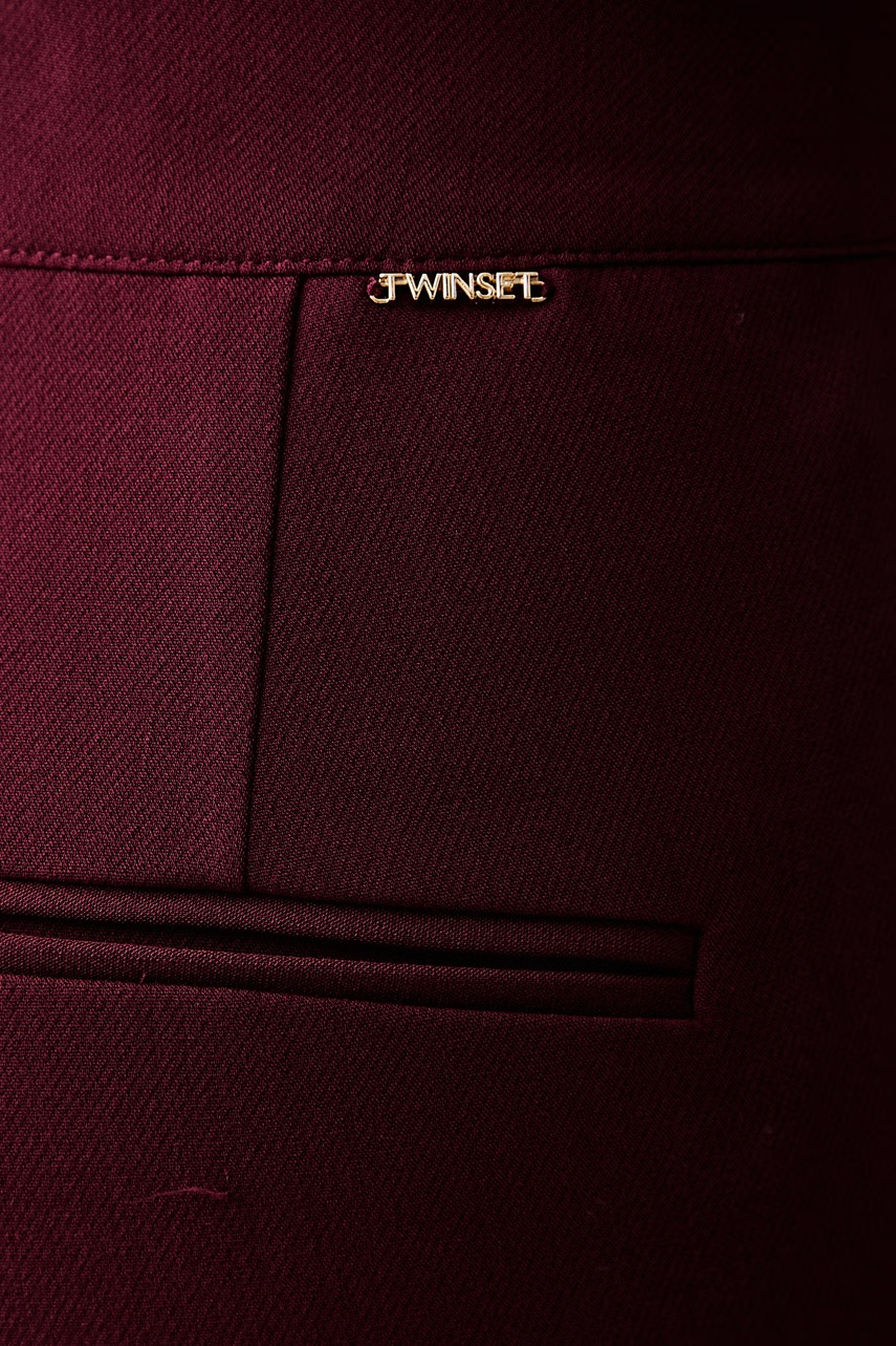 Twinset Twinset Παντελόνι γυναικείο με βισκόζη - 4
