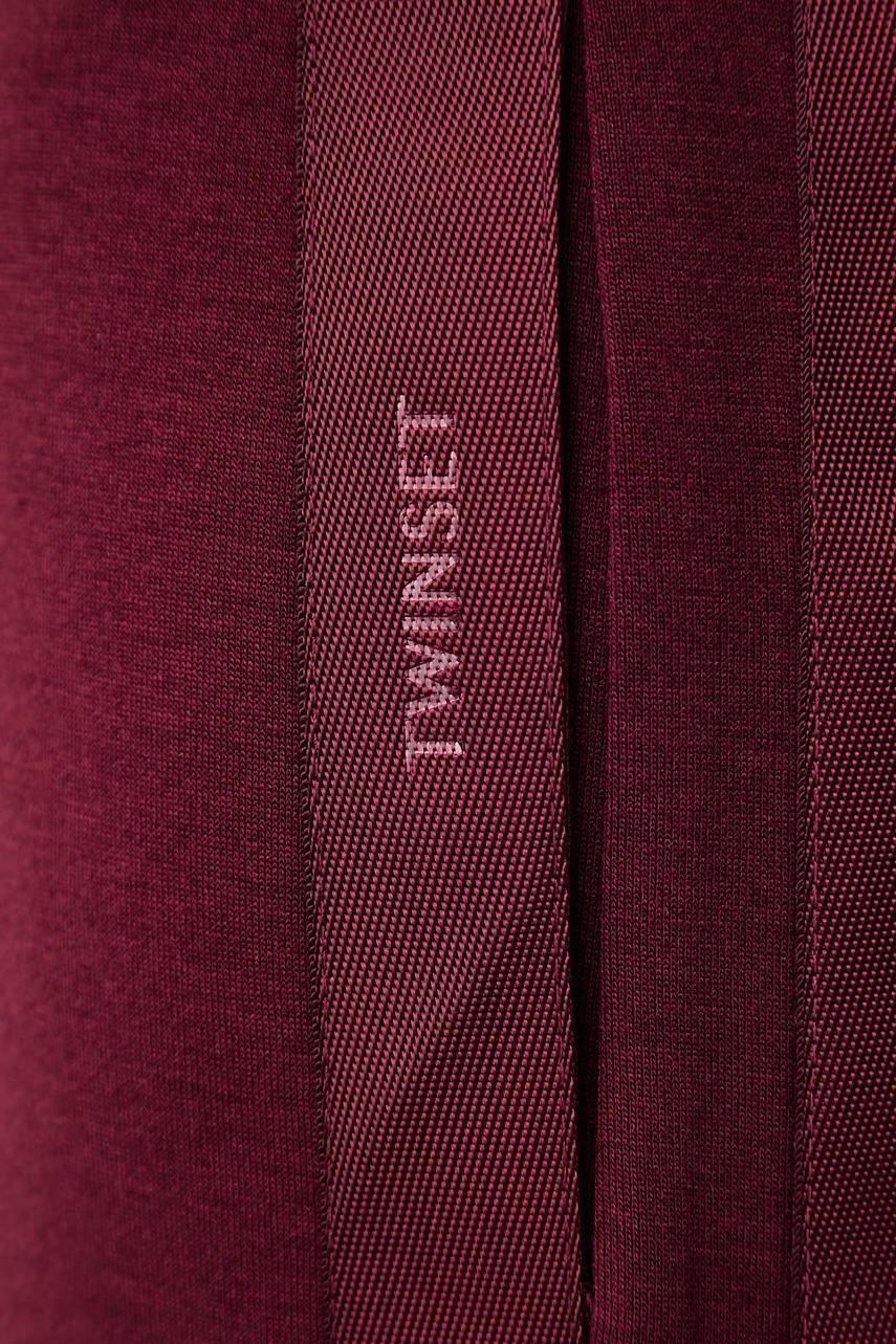 Twinset Twinset παντελόνι επίσημο γυναικείο με βισκόζη - 4