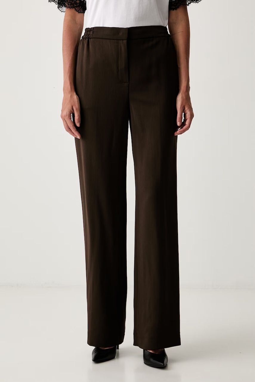 Twinset pantaloni pentru femei cu vâscoză