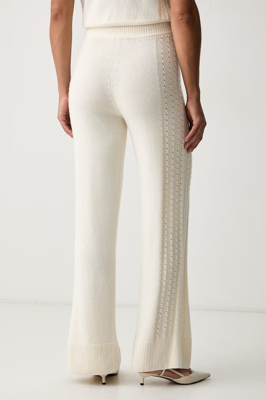 Ermanno Scervino LIFE Ermanno Scervino LIFE παντελόνι επίσημο γυναικείο με μαλλί - 3