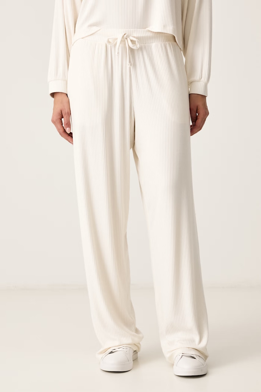 HUGO  pantaloni de loungewear pentru femei cu vâscoză  HEART PANT