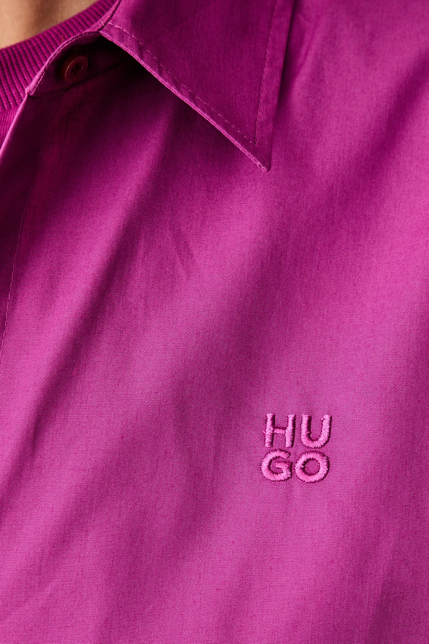 HUGO HUGO παντελόνι wide leg γυναικείο Hasmina - 5