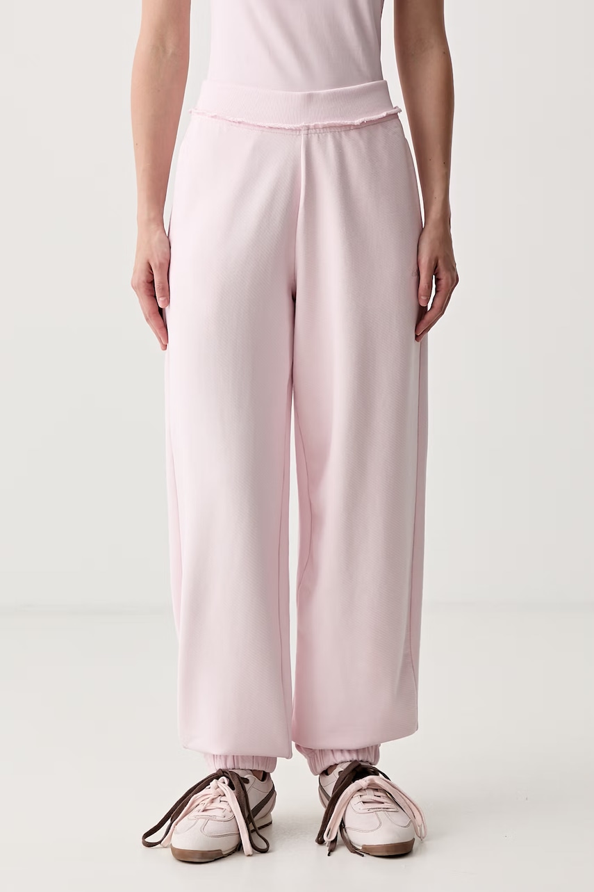 HUGO Blue pantaloni de trening pentru femei din bumbac Nuembrie_B