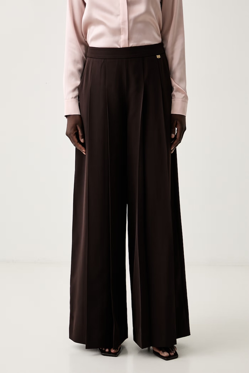 Marciano by Guess pantaloni wide leg pentru femei KAMILA