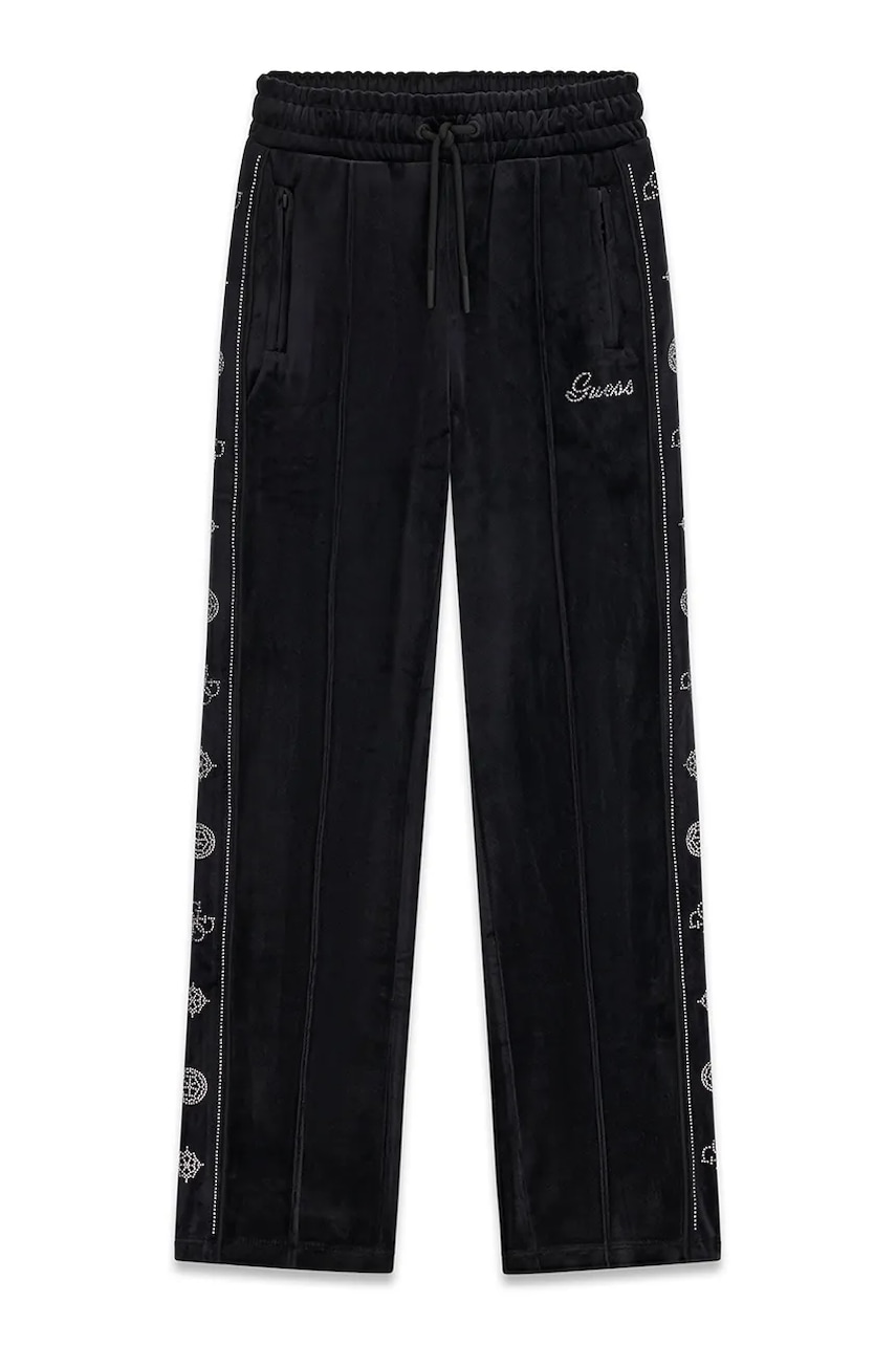 Guess  pantaloni de trening pentru copii din velur