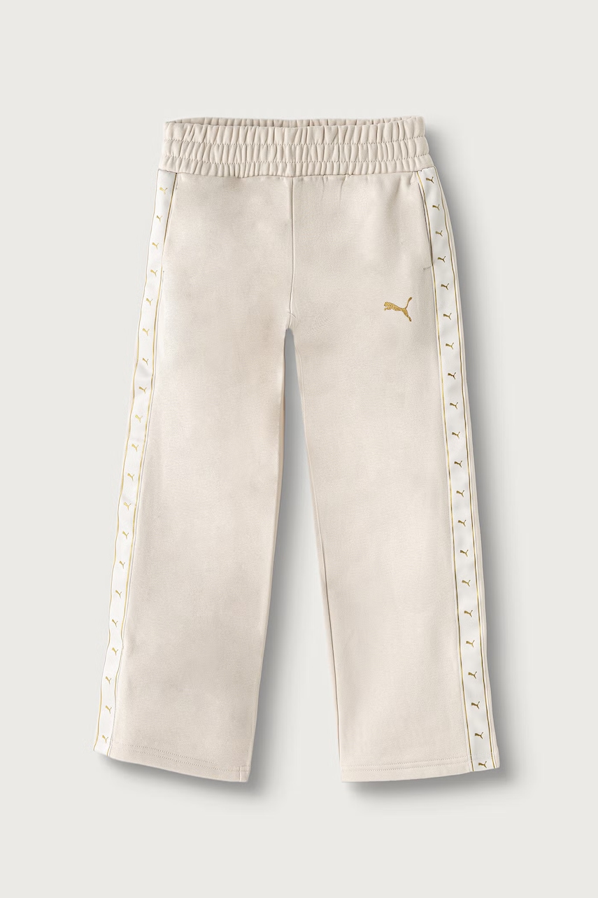 Puma teplákové nohavice detské s bavlnou ESS TAPE Relaxed Sweatpants