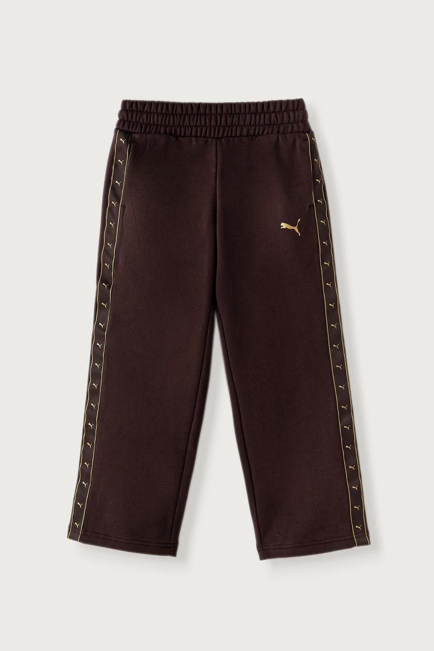 Puma teplákové nohavice detské s bavlnou ESS TAPE Relaxed Sweatpants