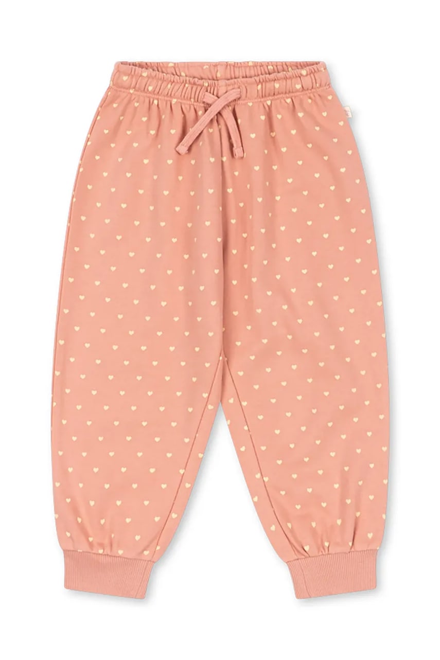 Konges Sløjd jogger hlače za djecu s pamukom SPOTTY SWEAT PANTS GOTS