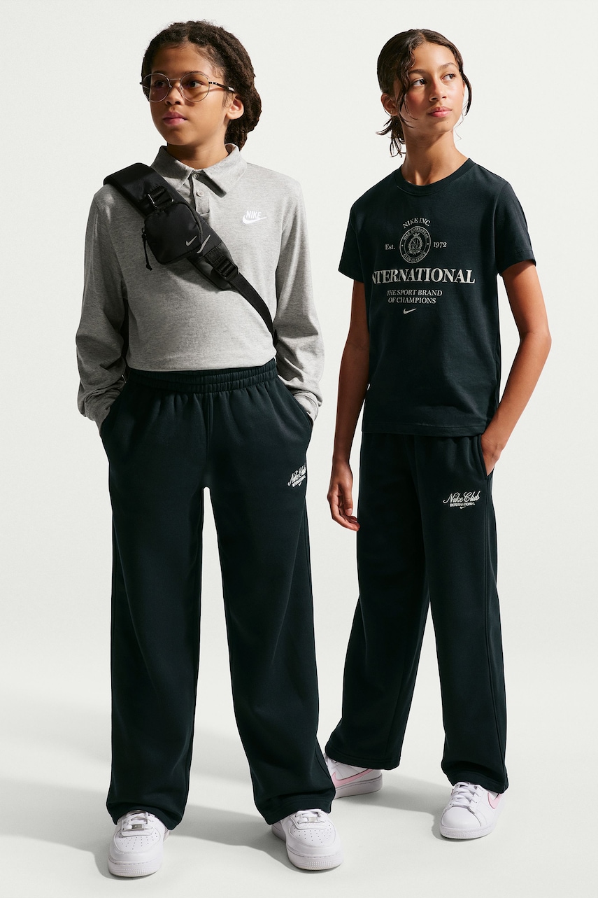 Nike donji dio trenirke za djecu s pamukom Sportswear Club Fleece