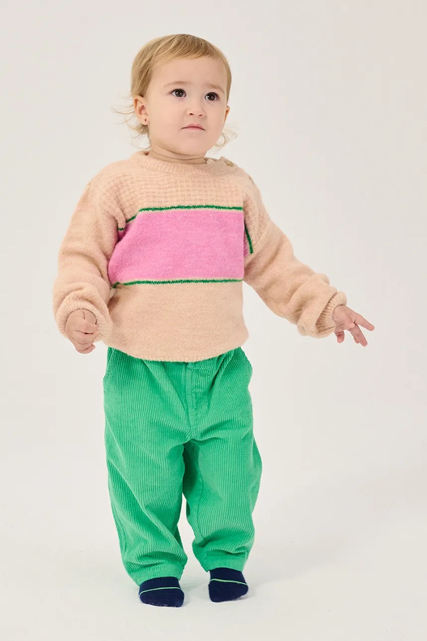 Bobo Choses hlače za bebe od pamuka Mush Monster