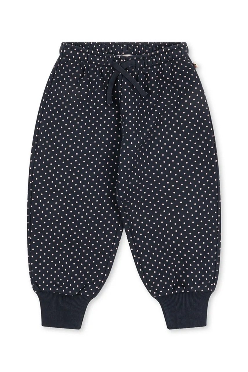 Konges Sløjd donji dio trenirke za djecu s pamukom LOU DOT SWEAT PANTS GOTS