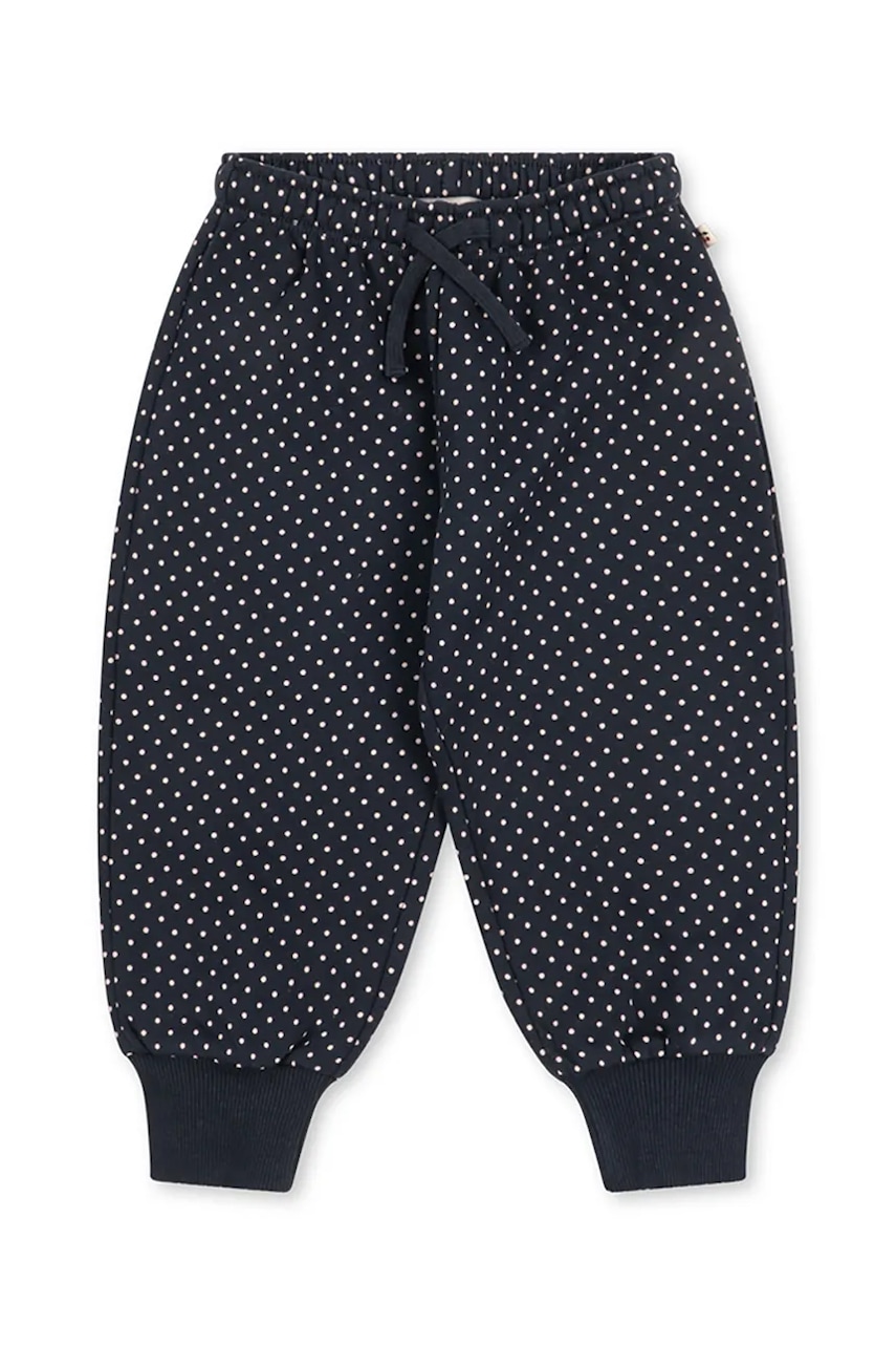 Konges Sløjd donji dio trenirke za djecu s pamukom LOU DOT SWEAT PANTS GOTS