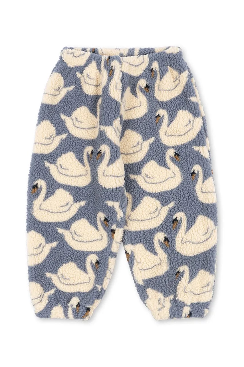 Konges Sløjd teplákové nohavice detské flísové JODY PANTS GRS