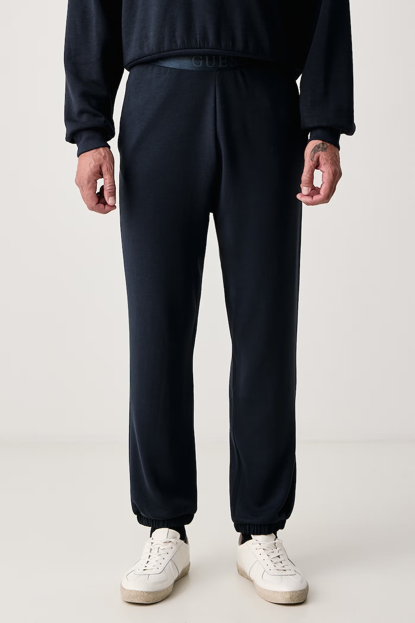 Guess donji dio trenirke za muškarce s viskozom MARLON