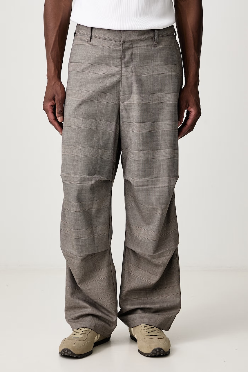 Filling Pieces  pantaloni straight cu amestec de lână pentru bărbați
