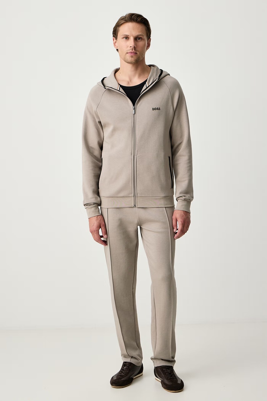 BOSS  домашен панталон мъжки с памук Sense Pants