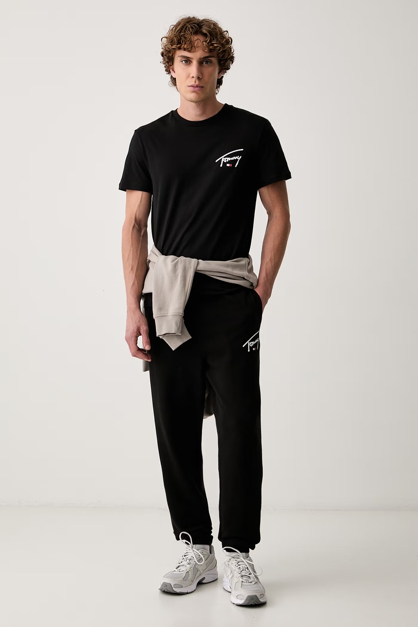 Tommy Jeans tepláky pánské bavlněné (obrázek 2)