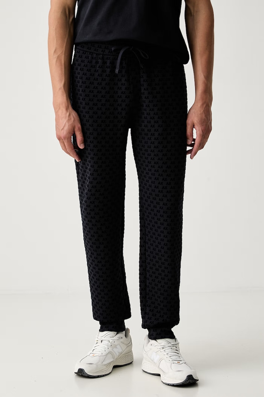 Armani Exchange pantaloni de trening pentru bărbați cu bumbac