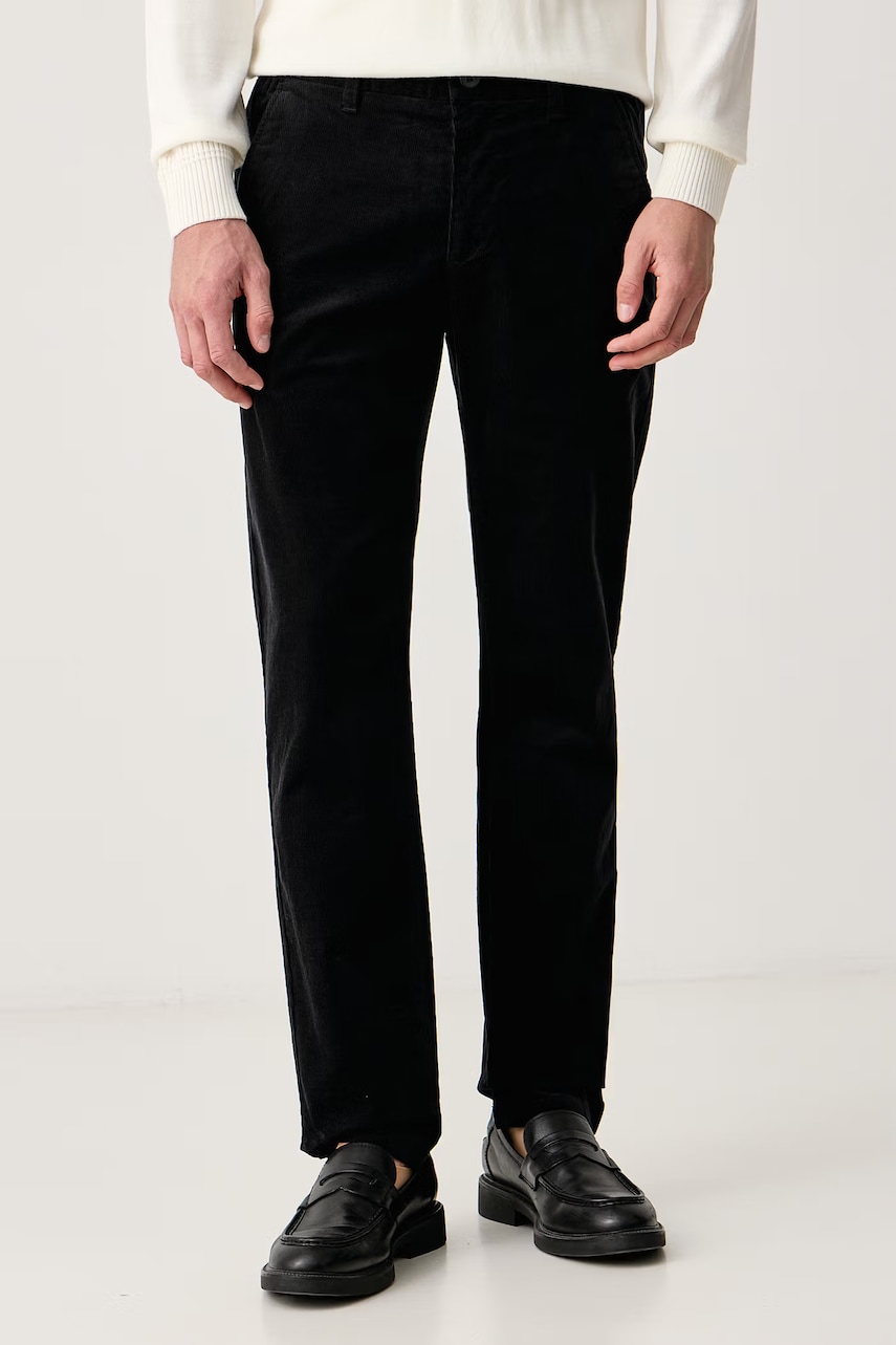 Marc O'Polo pantaloni slim fit pentru bărbați din catifea reiată