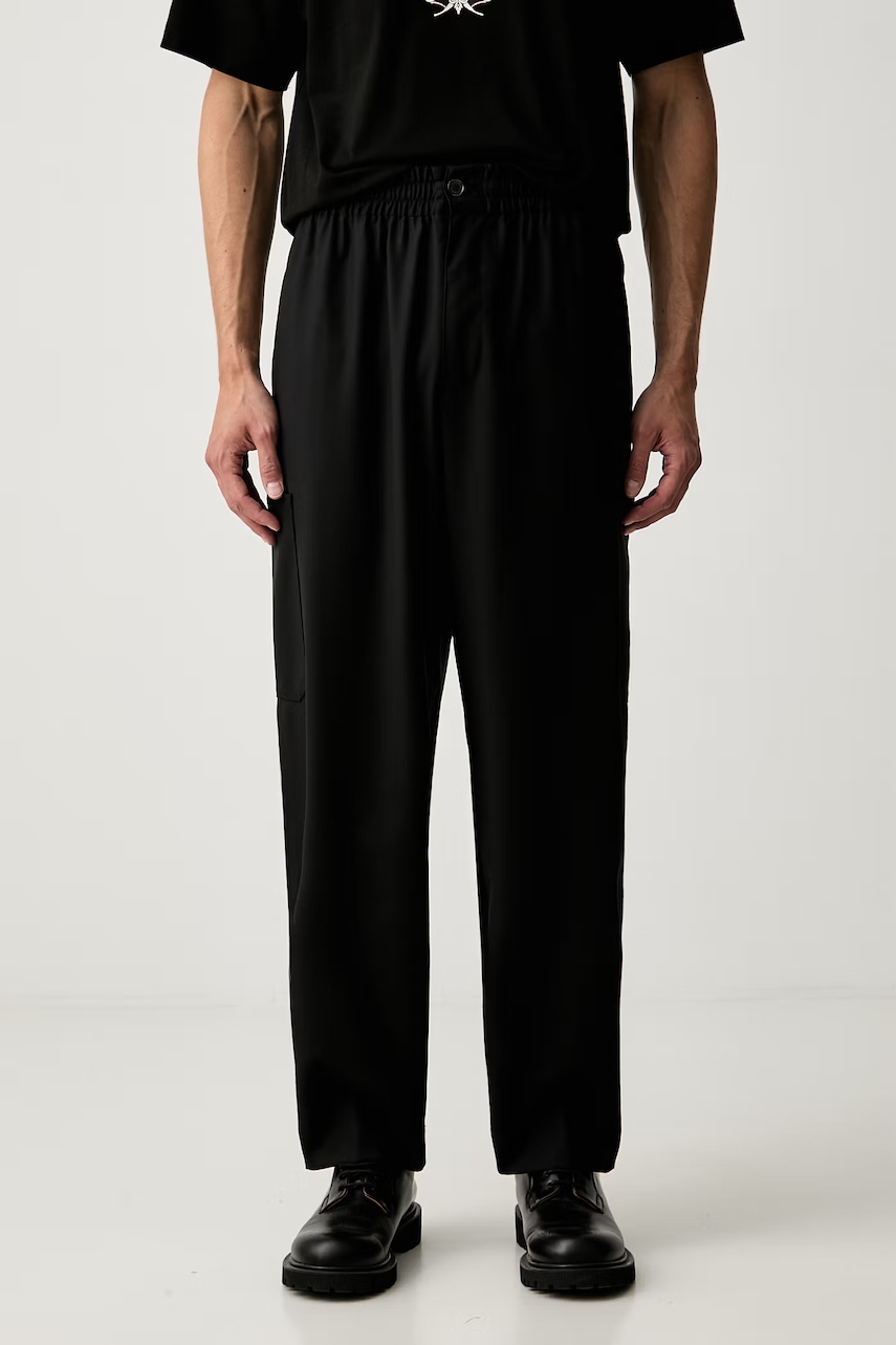 Kenzo spodnie regular męskie wełniane