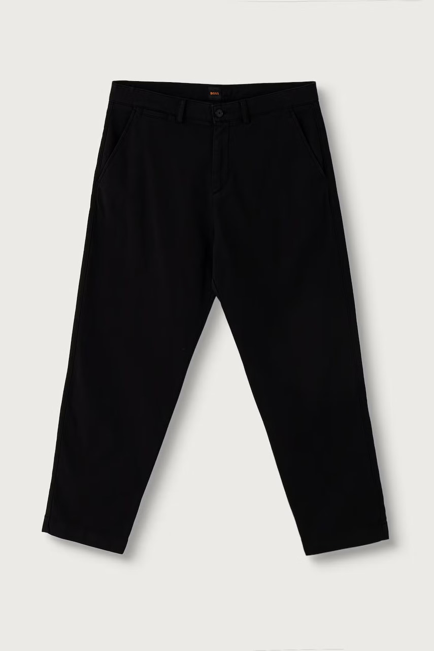 BOSS Orange pantaloni chinos pentru bărbați din bumbac cu elastan Chino_ST_2