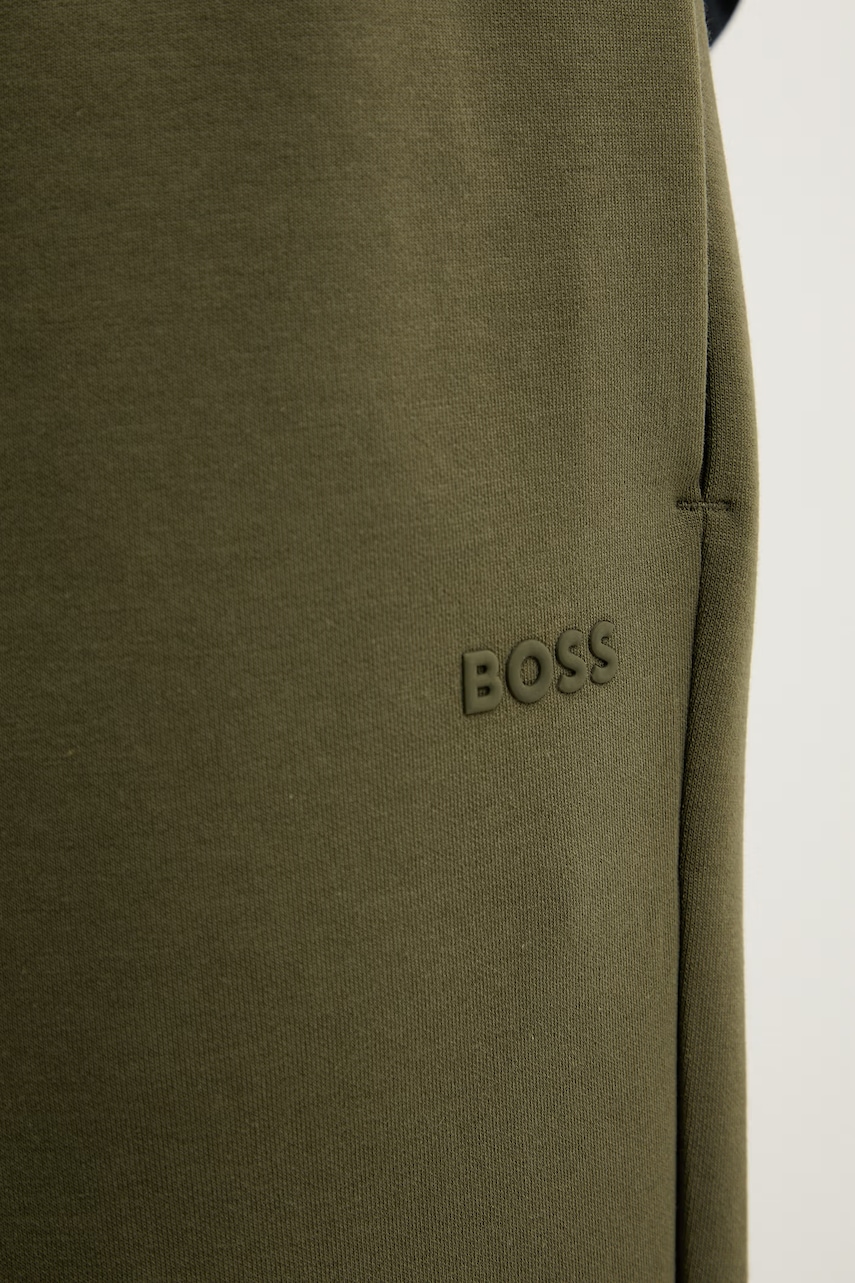 BOSS Green teplákové nohavice pánske bavlnené s elastanom Hadiko
