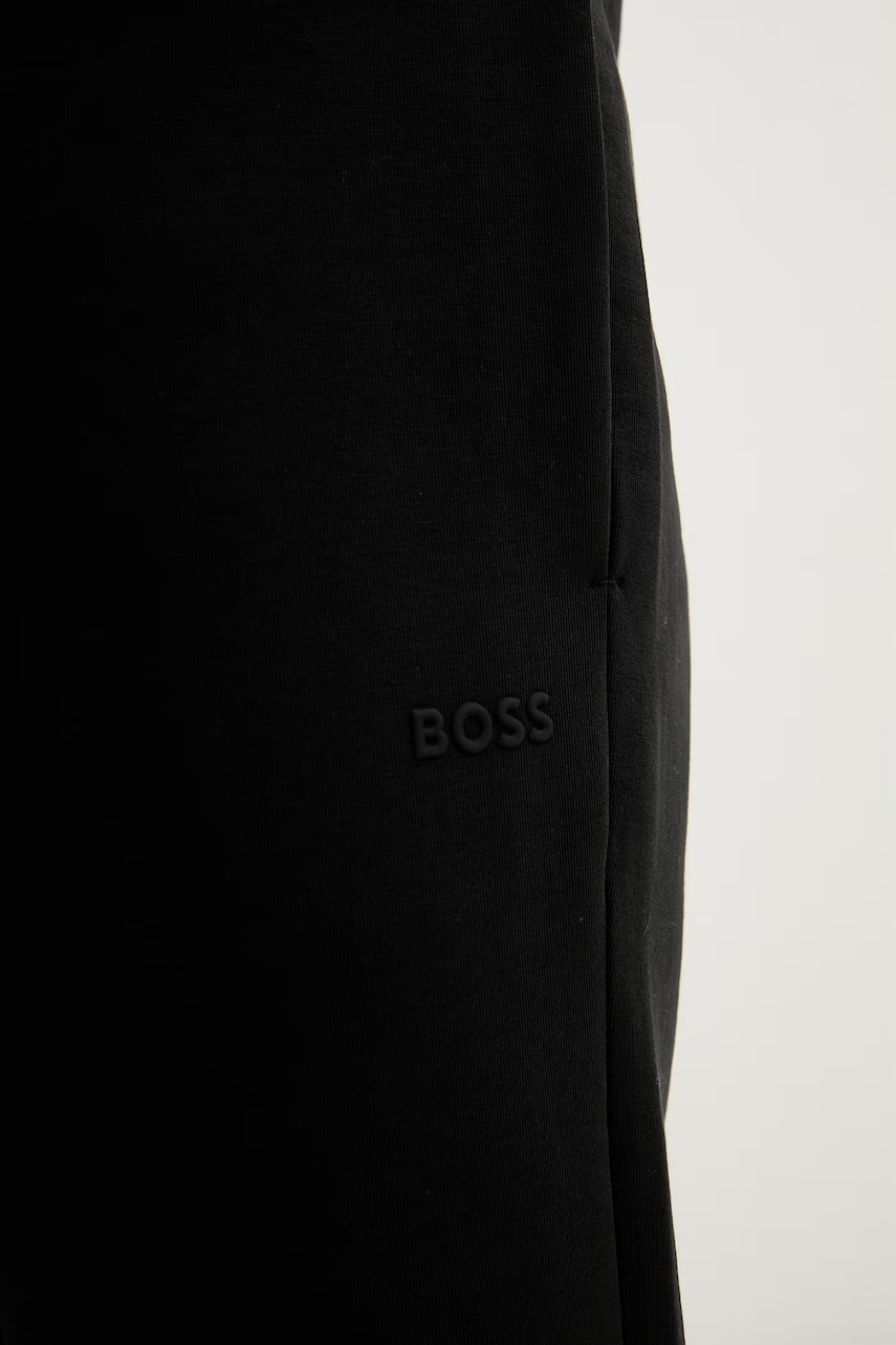BOSS Green teplákové nohavice pánske bavlnené s elastanom Hadiko