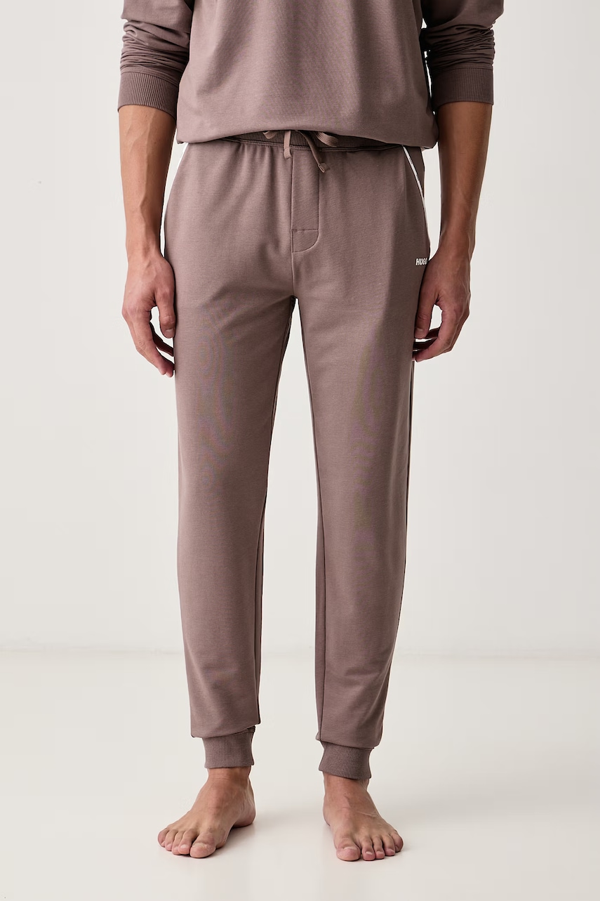 HUGO loungwear hlače za muškarce s pamukom NOAH PANTS