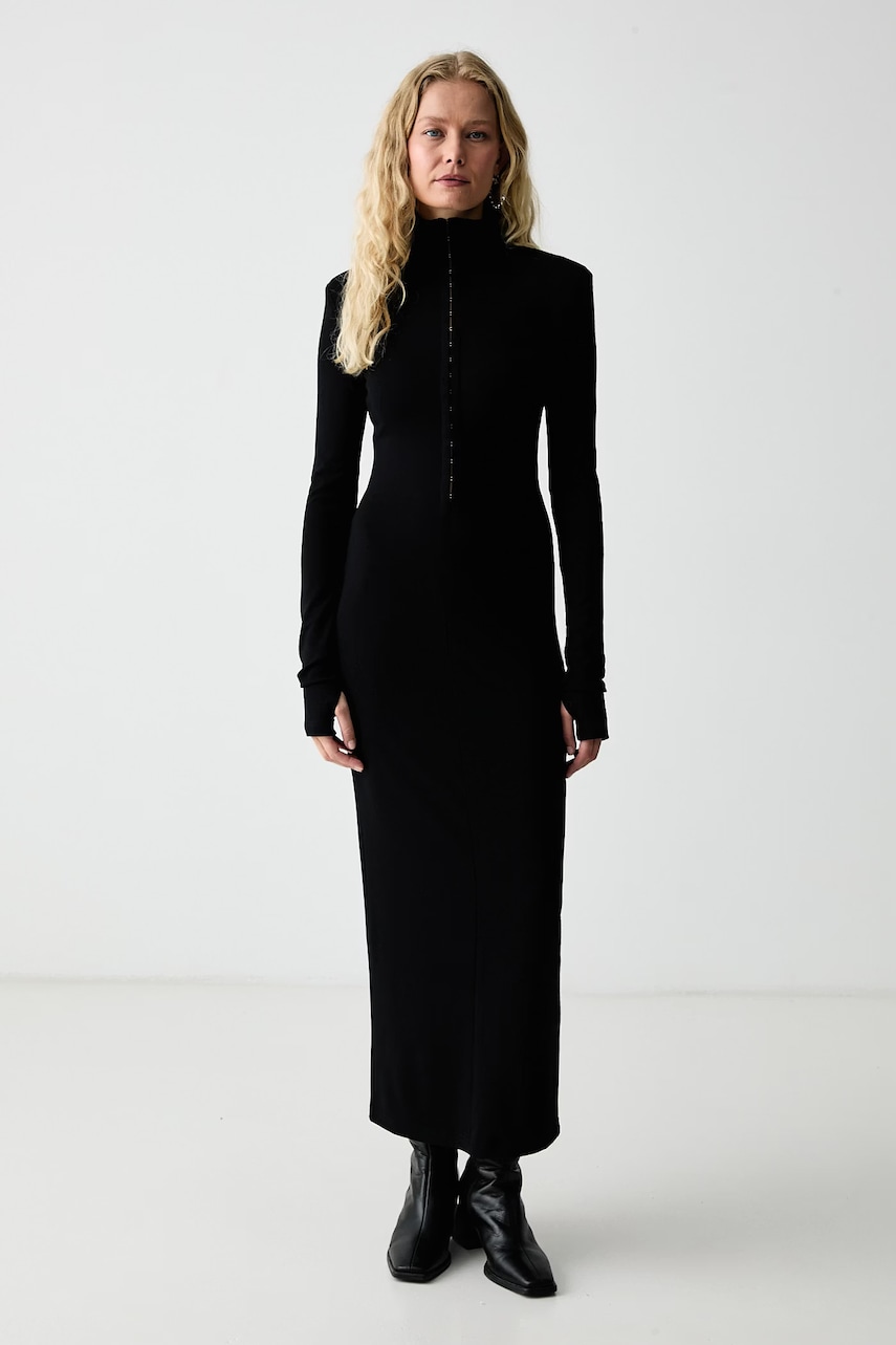 La Mania  rochie bodycon cu vâscoză PETRA
